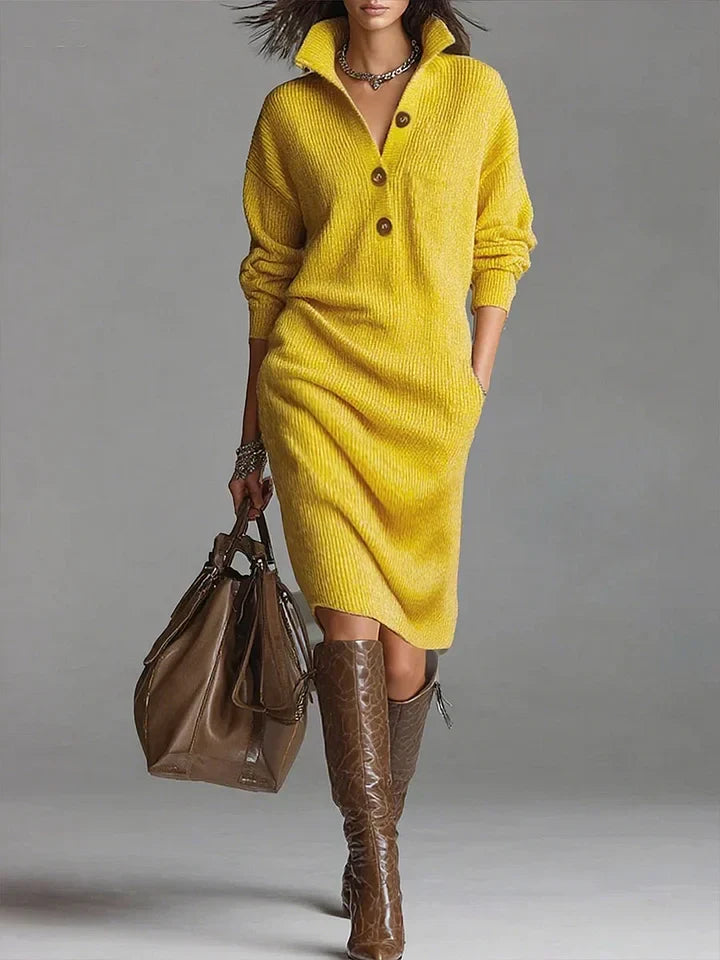Velmira™ Casual Elegant Knit Dress Easy to Match