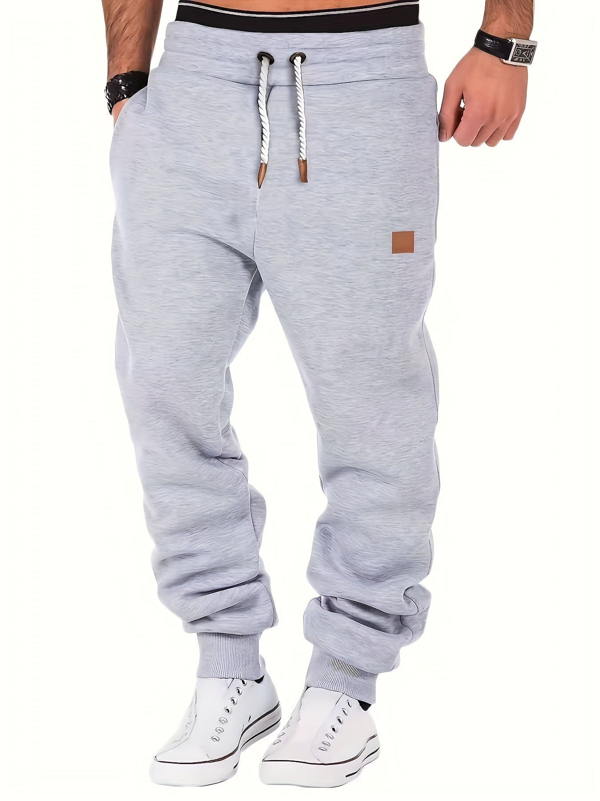 Rovanto | Men's Slim Fit Casual Pants with Adjustable Waist for Fall and Winter