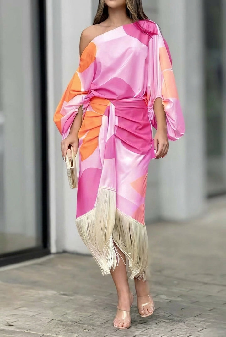 Sovira™ Two-Piece Set with Fringes and Elegant Style
