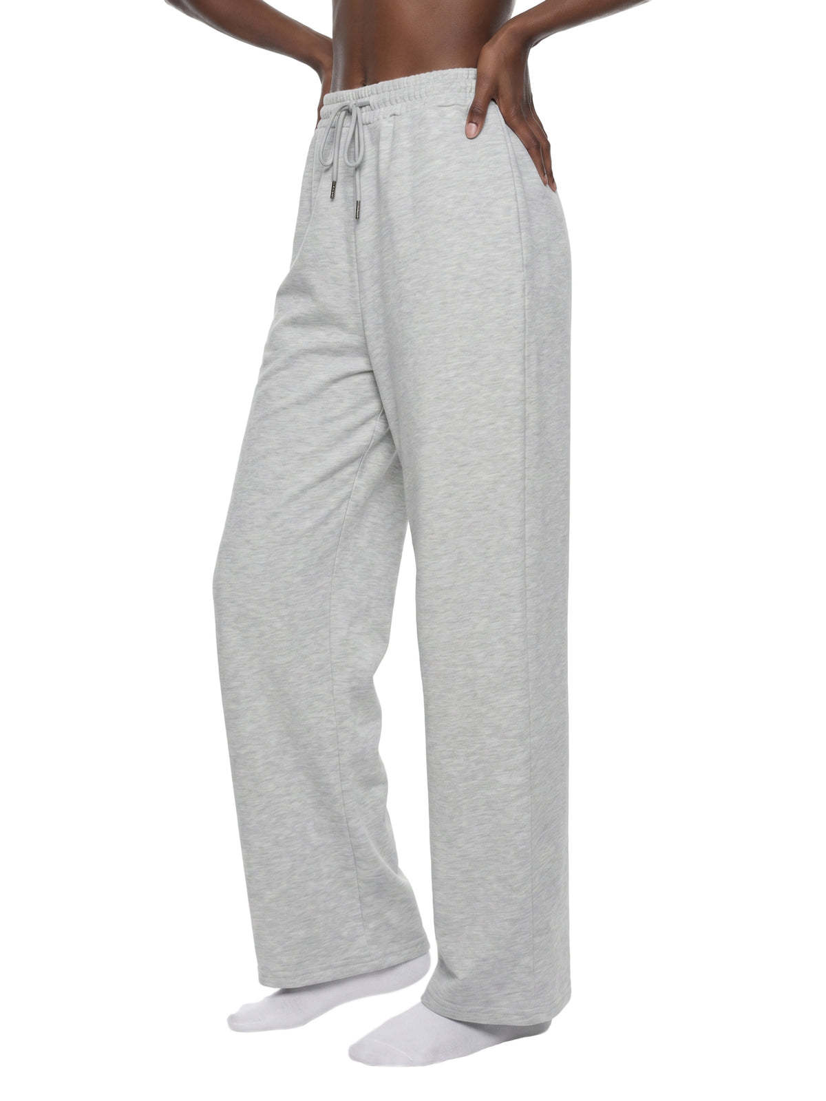 Yasmine | Straight-Leg Sweatpants with Drawstring Waist