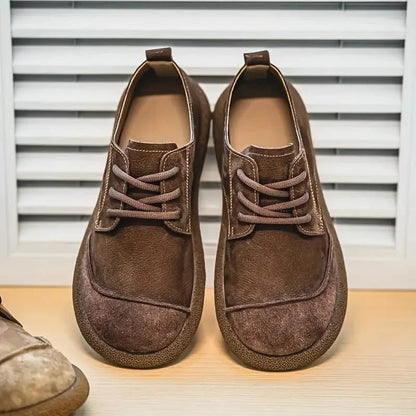 Waylon | Ferran Léo Oxford Shoes in Faux Suede