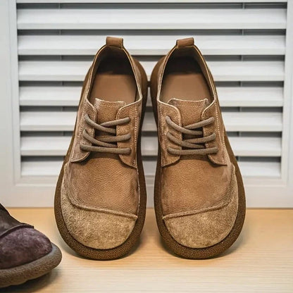 Waylon | Ferran Léo Oxford Shoes in Faux Suede