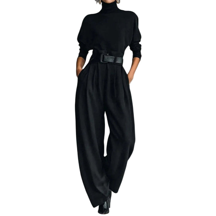 Silenora™ Elegant High-Neck Jumpsuit Ideal for Events
