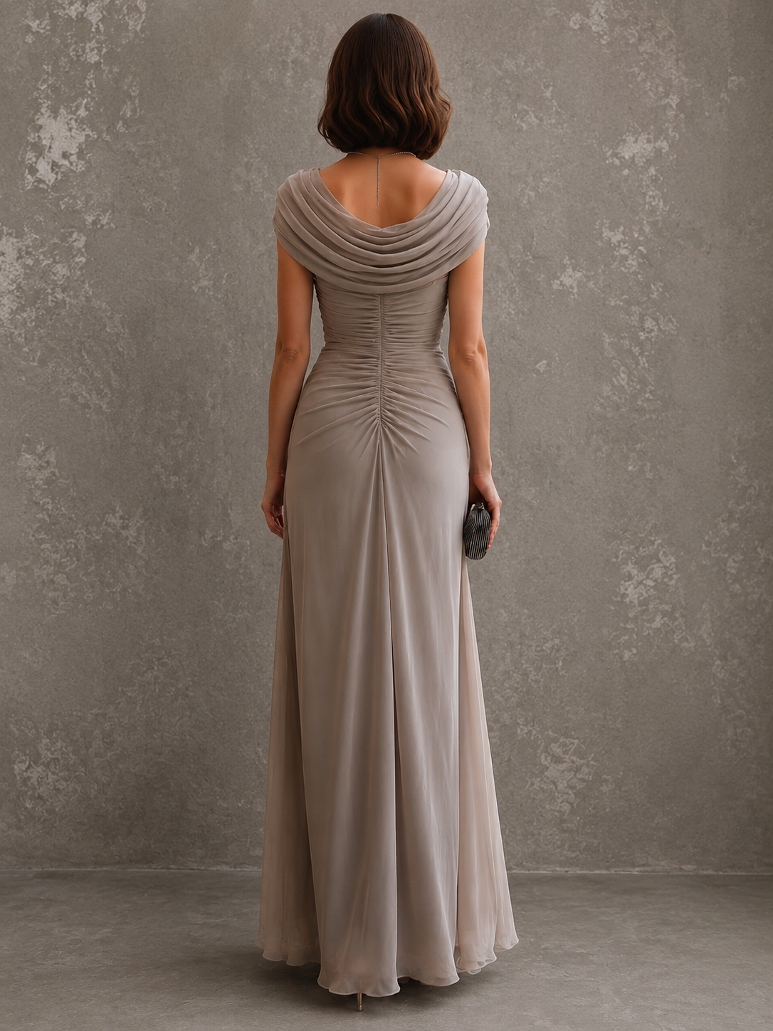 Lydia | Elegant Long Dress with Draping