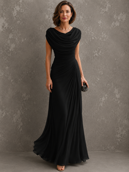 Lydia | Elegant Long Dress with Draping