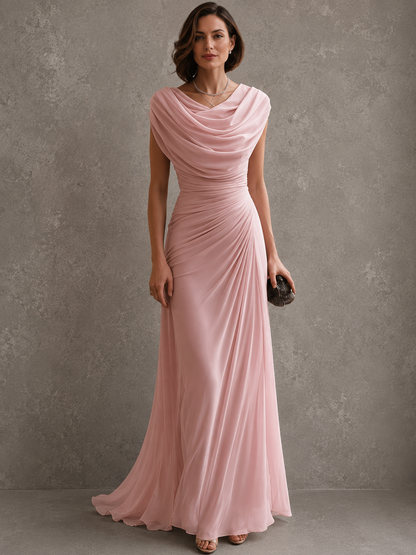 Lydia | Elegant Long Dress with Draping