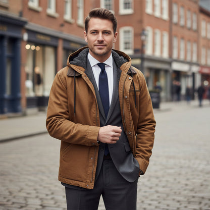 Altierié™ Modern Hooded Jacket with Thermal Lining for Men