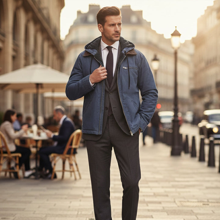 Altierié™ Modern Hooded Jacket with Thermal Lining for Men