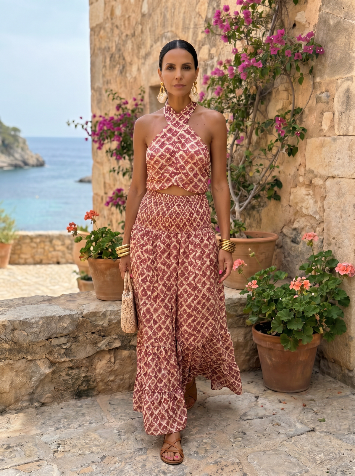 Zafira | Elegant Set with Off-Shoulder Design