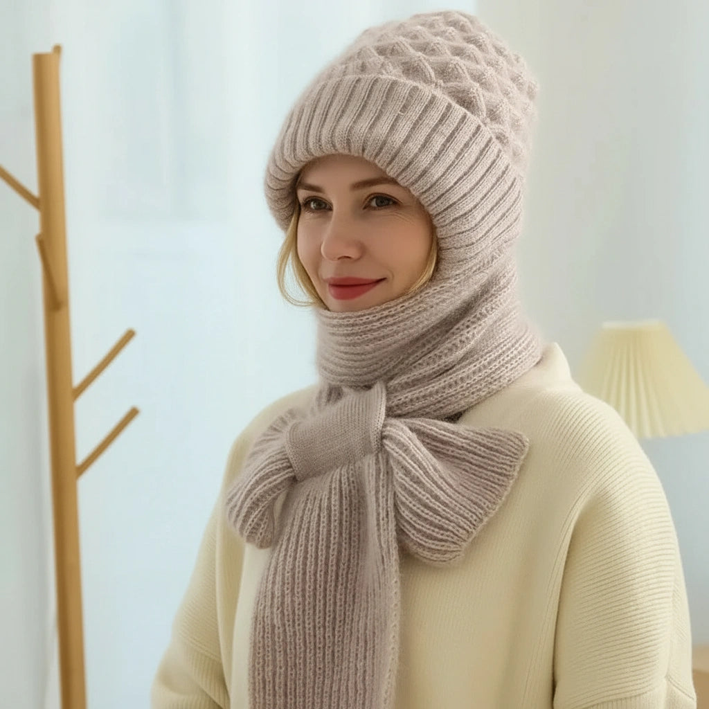 Solmira™ Windproof Polar Hat and Scarf