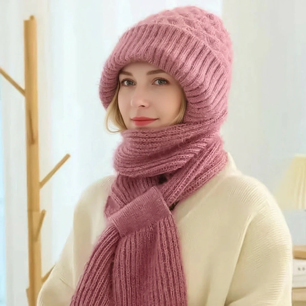 Solmira™ Windproof Polar Hat and Scarf