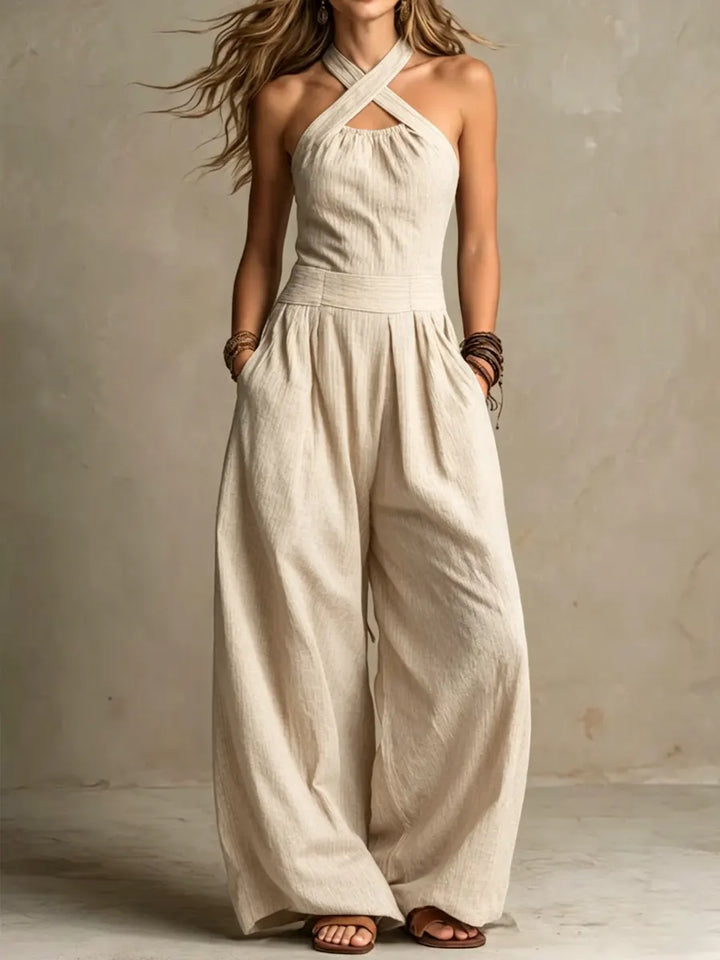 Harlow™ Elegant Mono with Cross Neckline