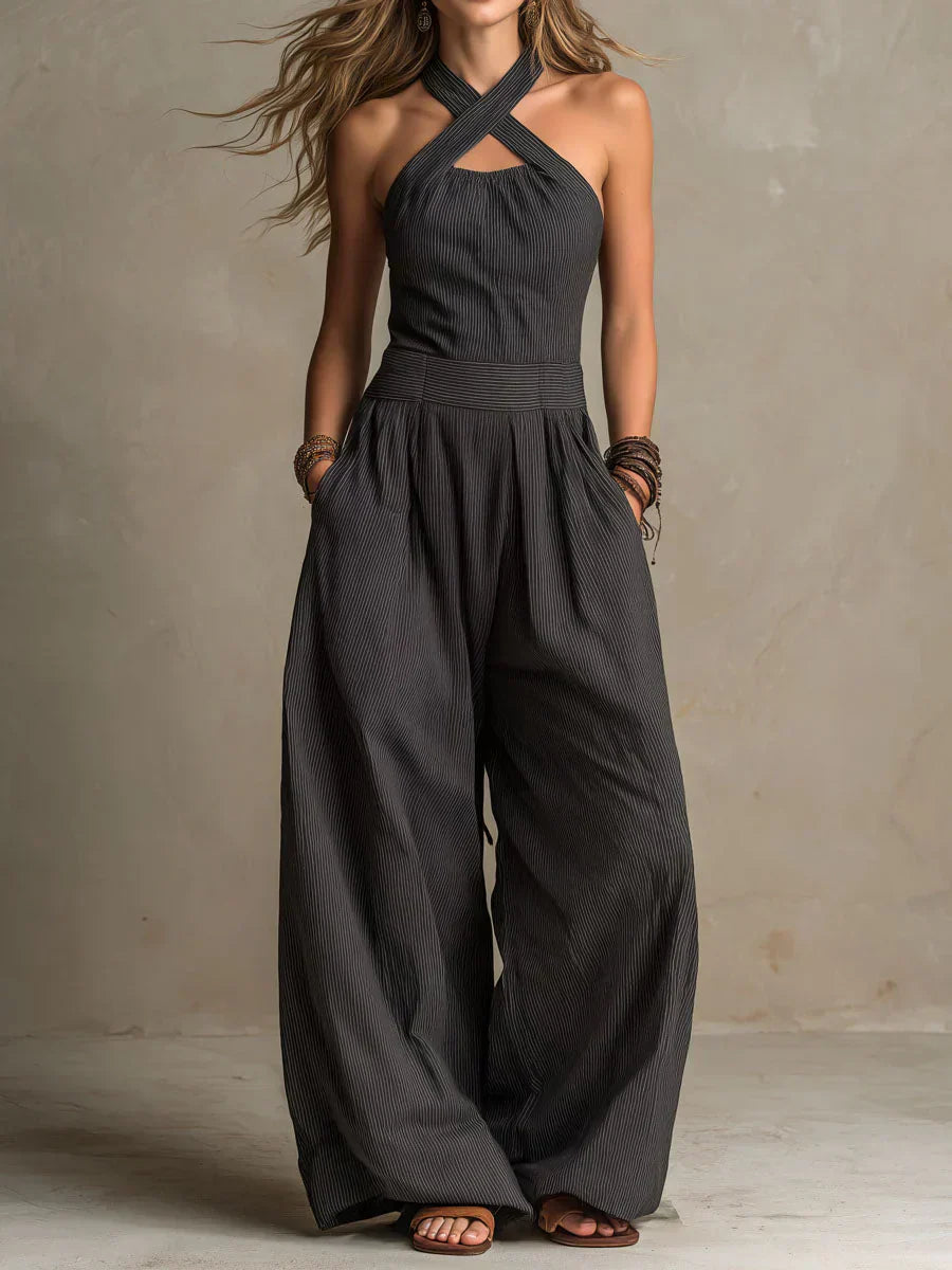 Harlow™ Elegant Mono with Cross Neckline