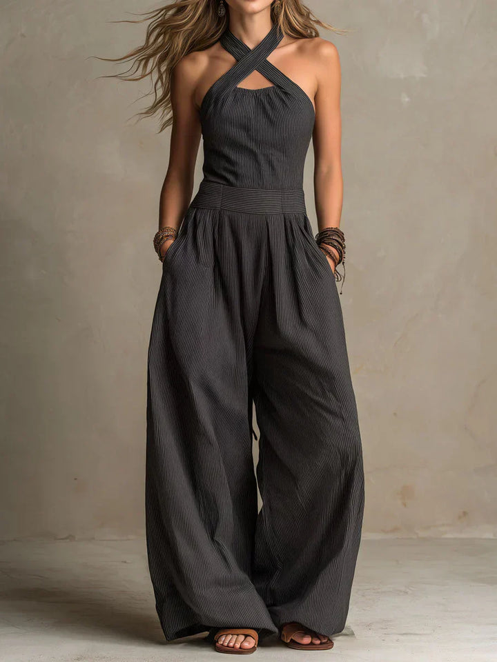 Harlow™ Elegant Mono with Cross Neckline