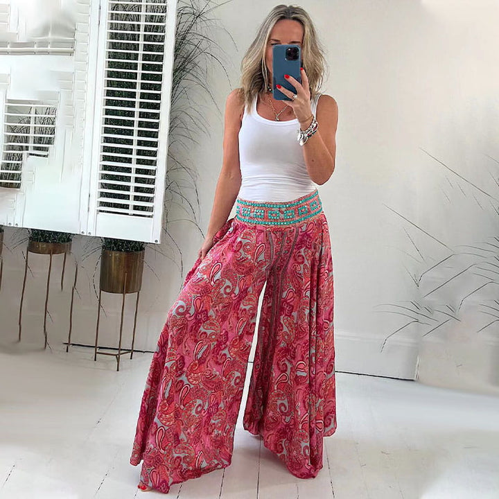 Mavis™ Ethnic Print Stretch Pants