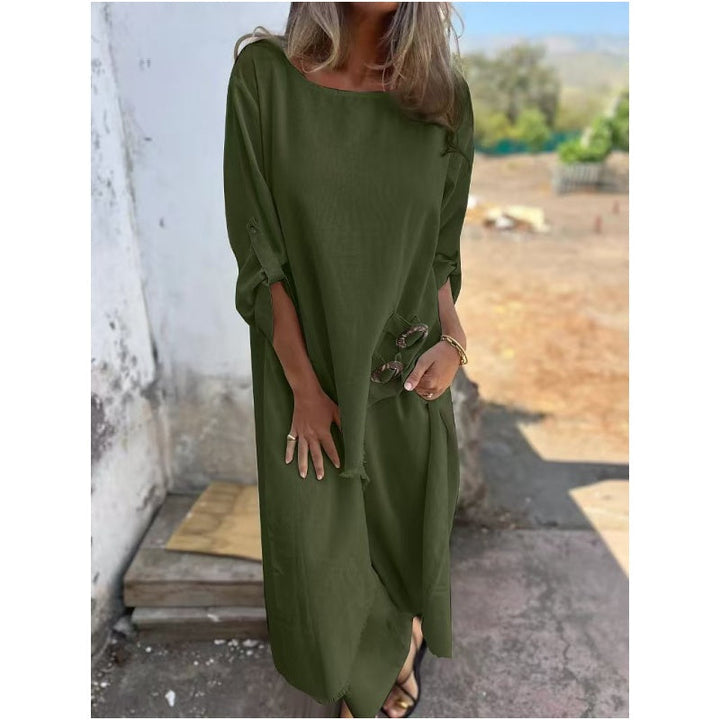 Quivelle™ Elegant Cotton and Linen 2-Piece Set