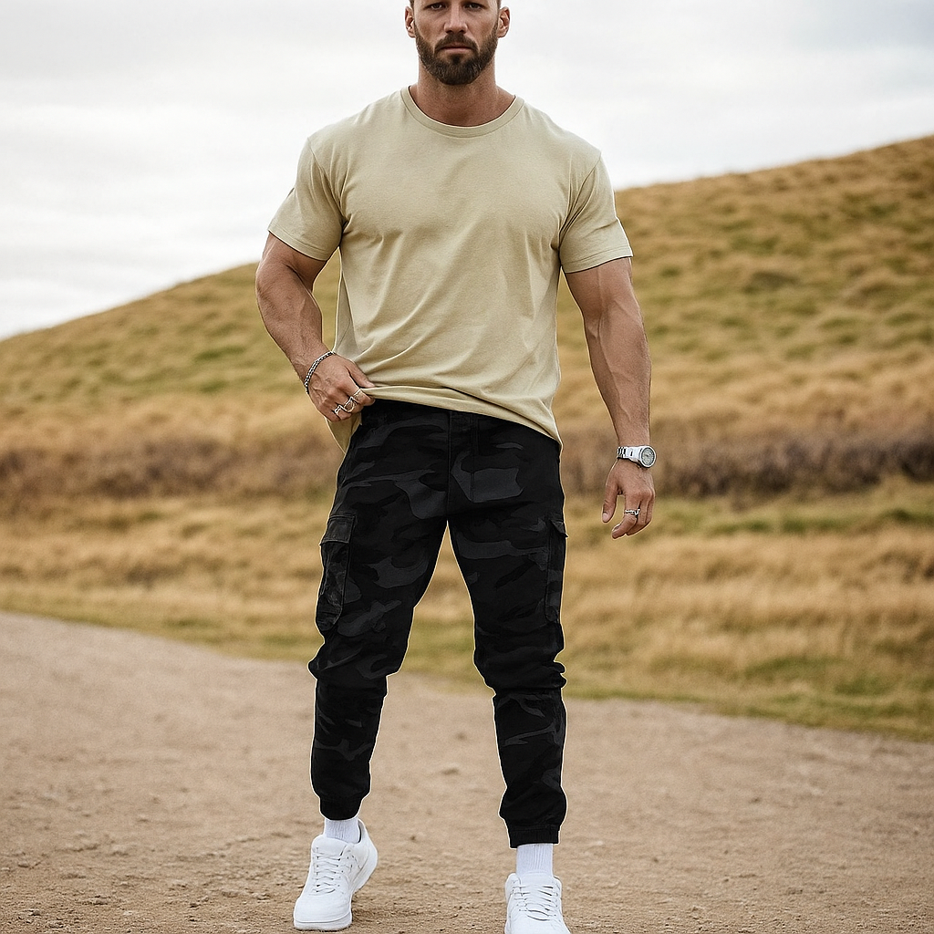Jorvex™ Urban Style Camouflage Cargo Pants for Men