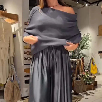 Cavélinea™ Sophisticated Women's Set with Off-the-Shoulder Design