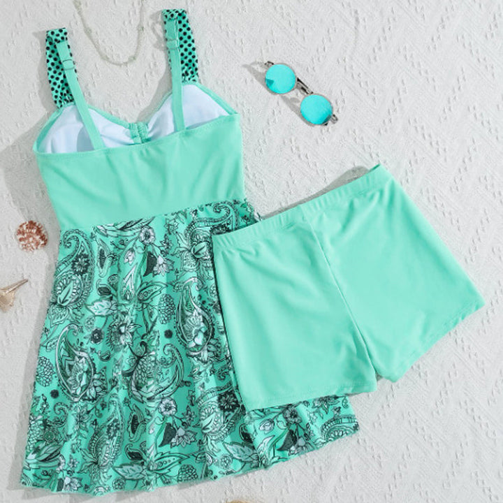 Sable™ Two-Piece Swimsuit with Straps and Removable Shorts