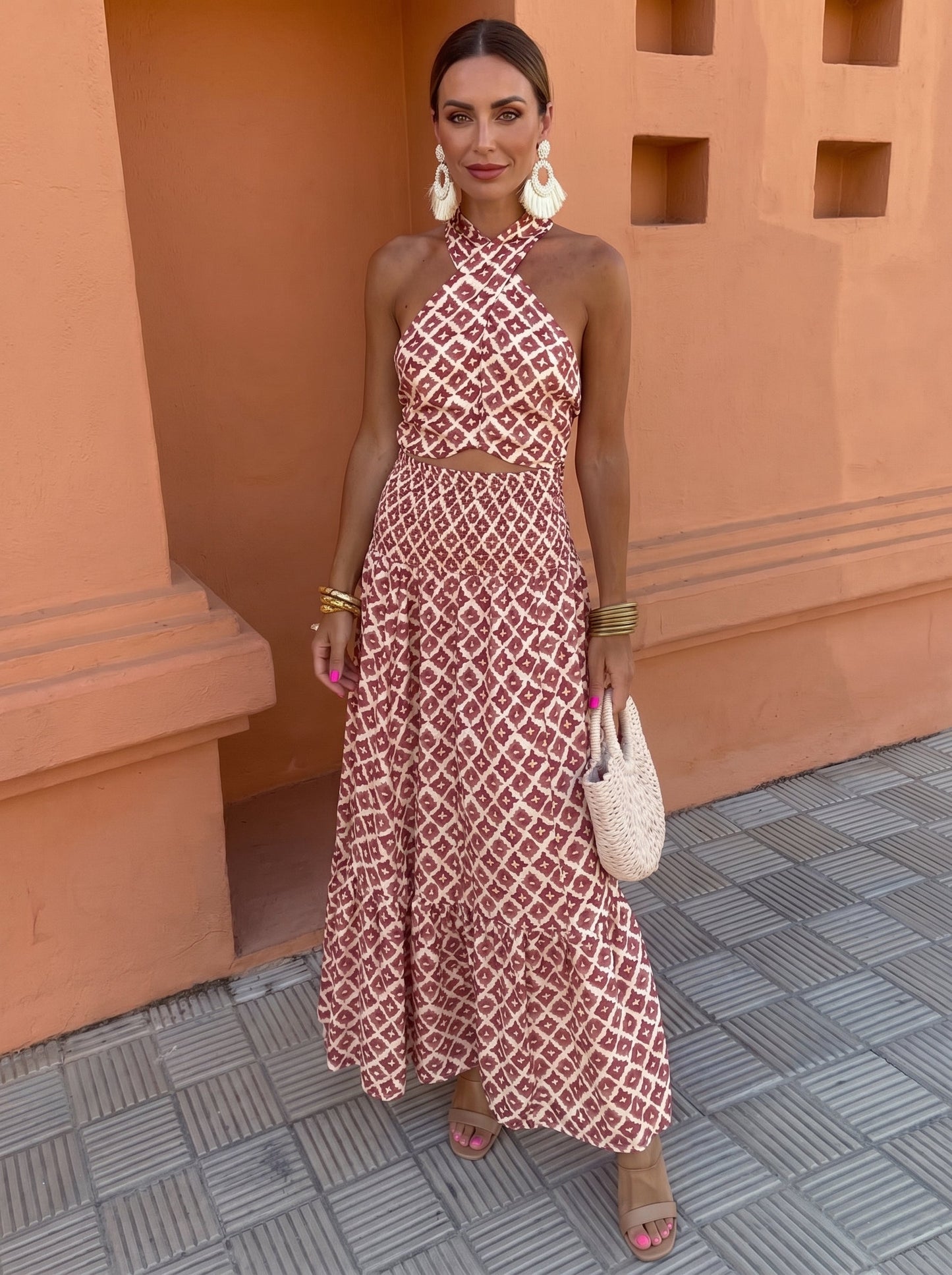 Verity |Elegant Set with Off-Shoulder Design