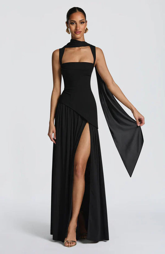 Story™ Long Lacquered Dress