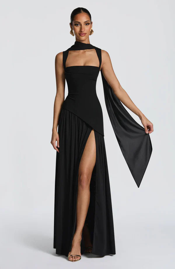 Story™ Long Lacquered Dress
