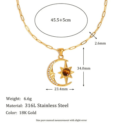 Gavella | Pendant Necklace Embrace of the Moon